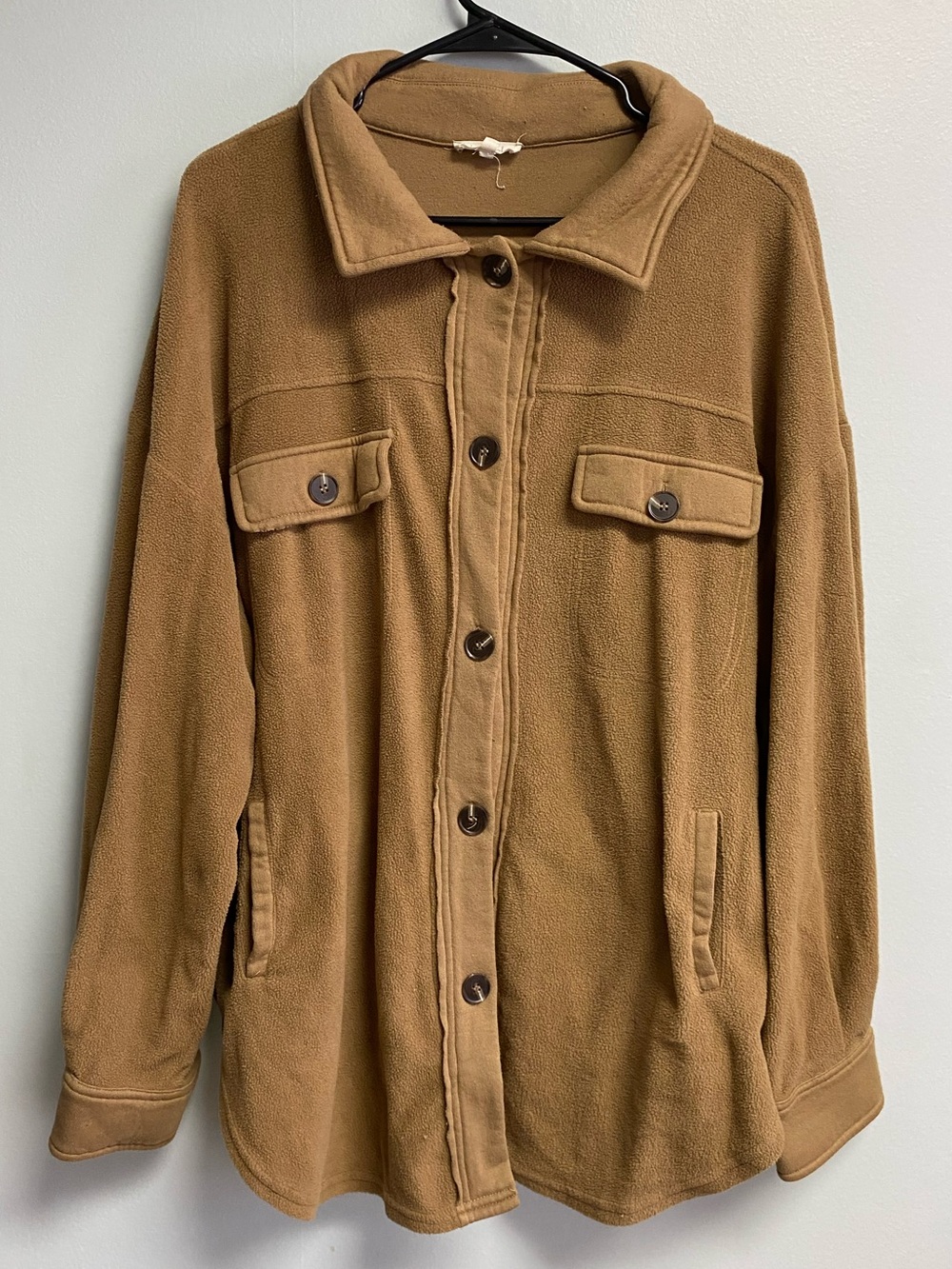 COZY OVERSIZED SHIRT JACKET - LARGE